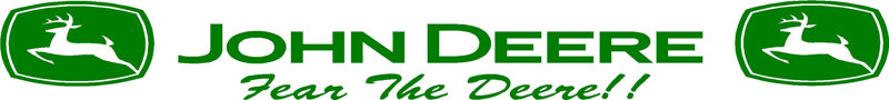 JOHN DEERE WINDSCREEN DECAL